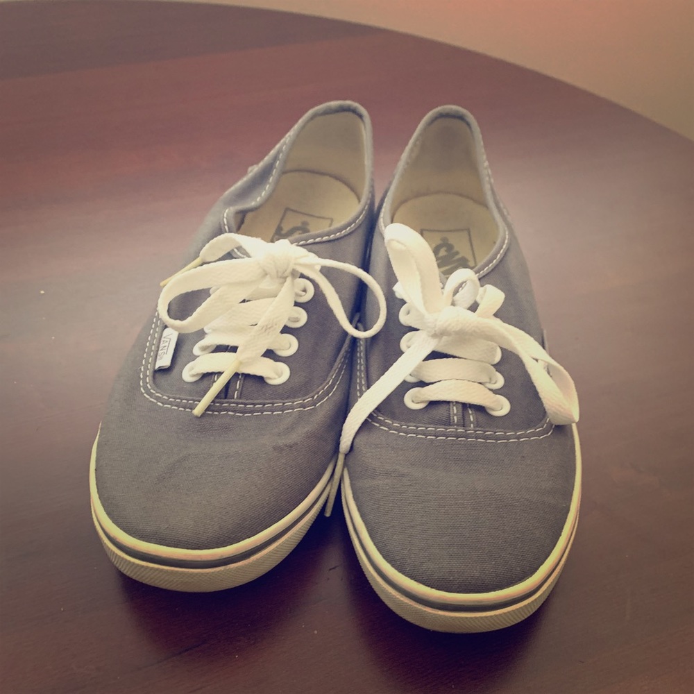 Gray Vans Authentic Core